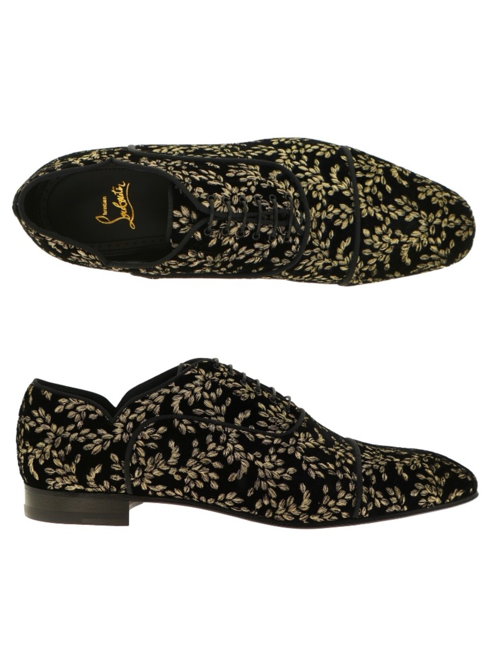 Christian Louboutin Greggy Chick Black Velour Size 11 US New